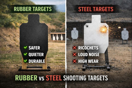 Why Rubber Shooting Targets Are Safer, Quieter, and More Cost-Effective Than Steel Targets