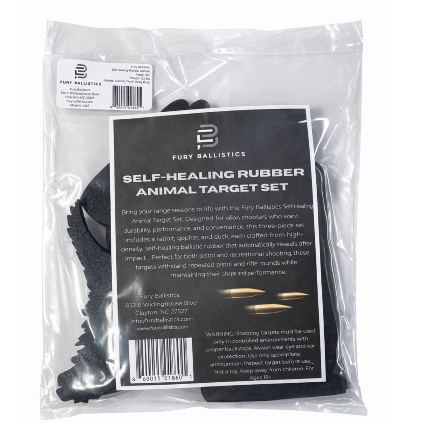 Self-Healing Animal Target Set (Variety Pack)