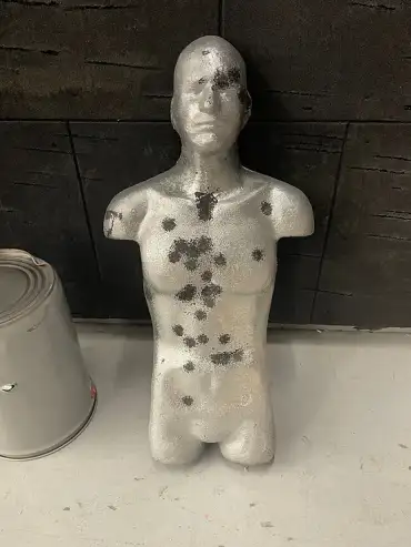 Silver Ballistic Body Target